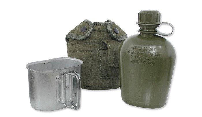 Mil-Tec - Canteen US 1QT MilSpec - OD Green - 14506001 (для страйкболу), фото 1