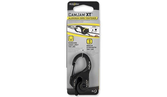 Nite Ize - CamJam XT Aluminum Cord Tightener w/Rope - NCJSA-01-R8