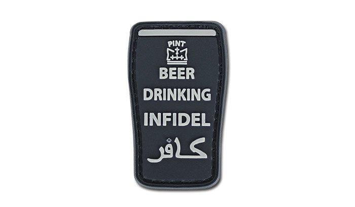 4TAC - PVC Patch - Beer Drinking Infidel - Black (для страйкболу)
