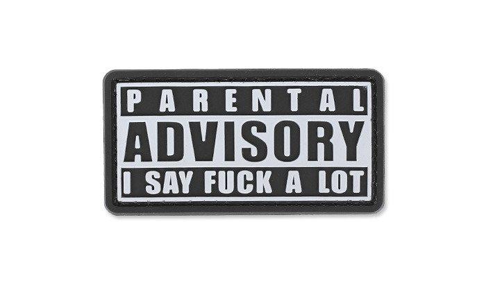 4TAC - PVC Patch - Parental Advisory I Say F**k a Lot (для страйкболу)
