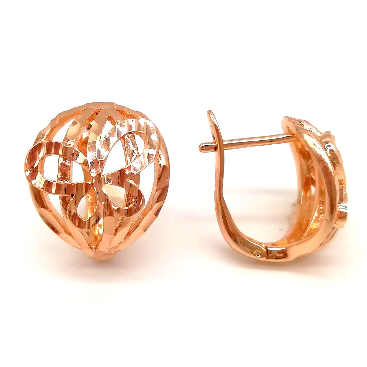 Серьги Xuping из медицинского золота, позолота 18К, 23772 (1)