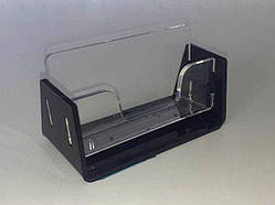 Візитниця одинарна. Двоелементна. (арил 2,7мм) + чорна основа 3мм.)