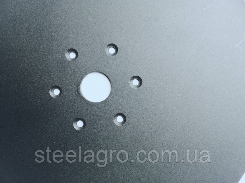 Диск сошника Vaderstad 382х4мм Ø44 6отв.8.5мм межц. Ø80мм Ст65Г