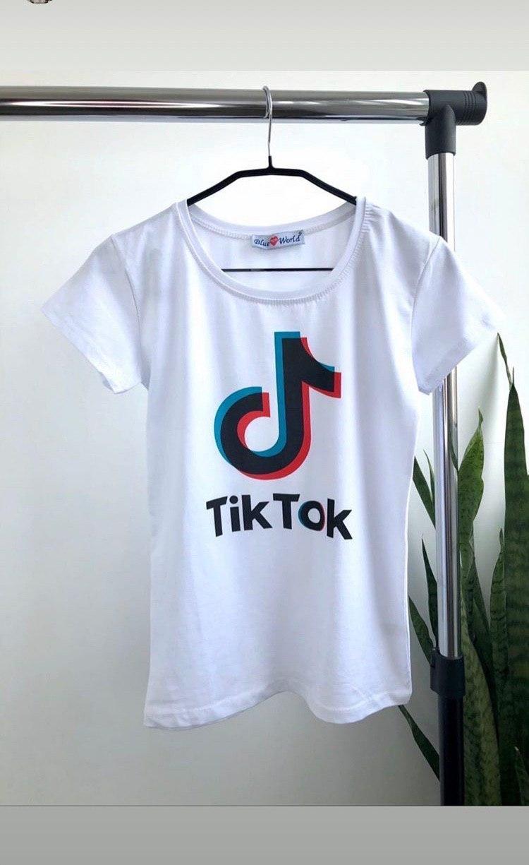 Футболка дитяча, і для підлітка Tik Tok. Хіт Сезона, у кольорах, всі Розміри.