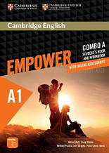 Підручник і робочий зошит Cambridge English Empower A1 Starter Combo A student's Book and Workbook
