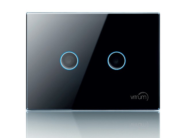 Сенсорний настінний контролер Vitrum 2-канальний, Z-Wave, європейський стандарт