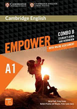 Підручник і робочий зошит Cambridge English Empower A1 Starter Combo B student's Book and Workbook