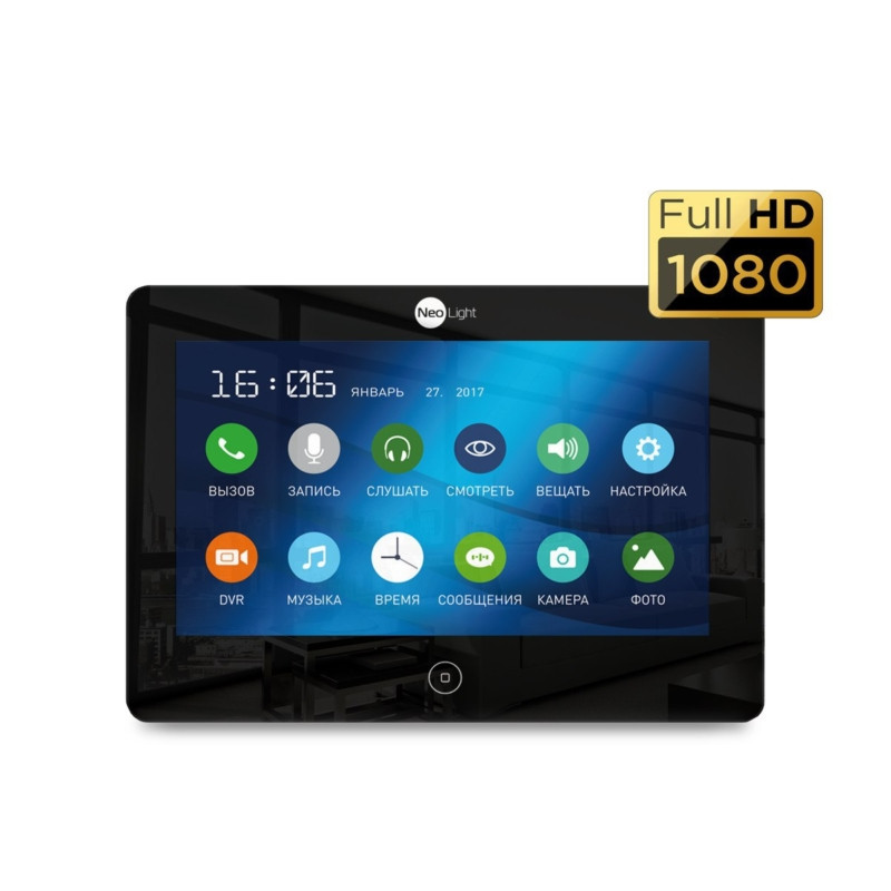 Відеодомофон NeoLight ALPHA HD Black