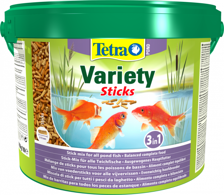 Корм для ставкових риб Tetra Pond Variety Sticks 10 л/1,65 кг 137004