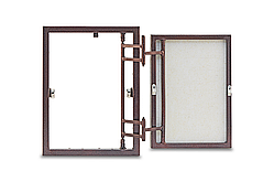 Люк настінний двостулковим з регулюванням дверцят 200х300х60