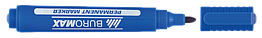 Маркер перманентний BM.8700-02 JOBMAX синій водостійкий (2-4мм) (12/144)