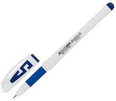 Ручка гелева BM.8340-02 гумовий грип синя (12), фото 1