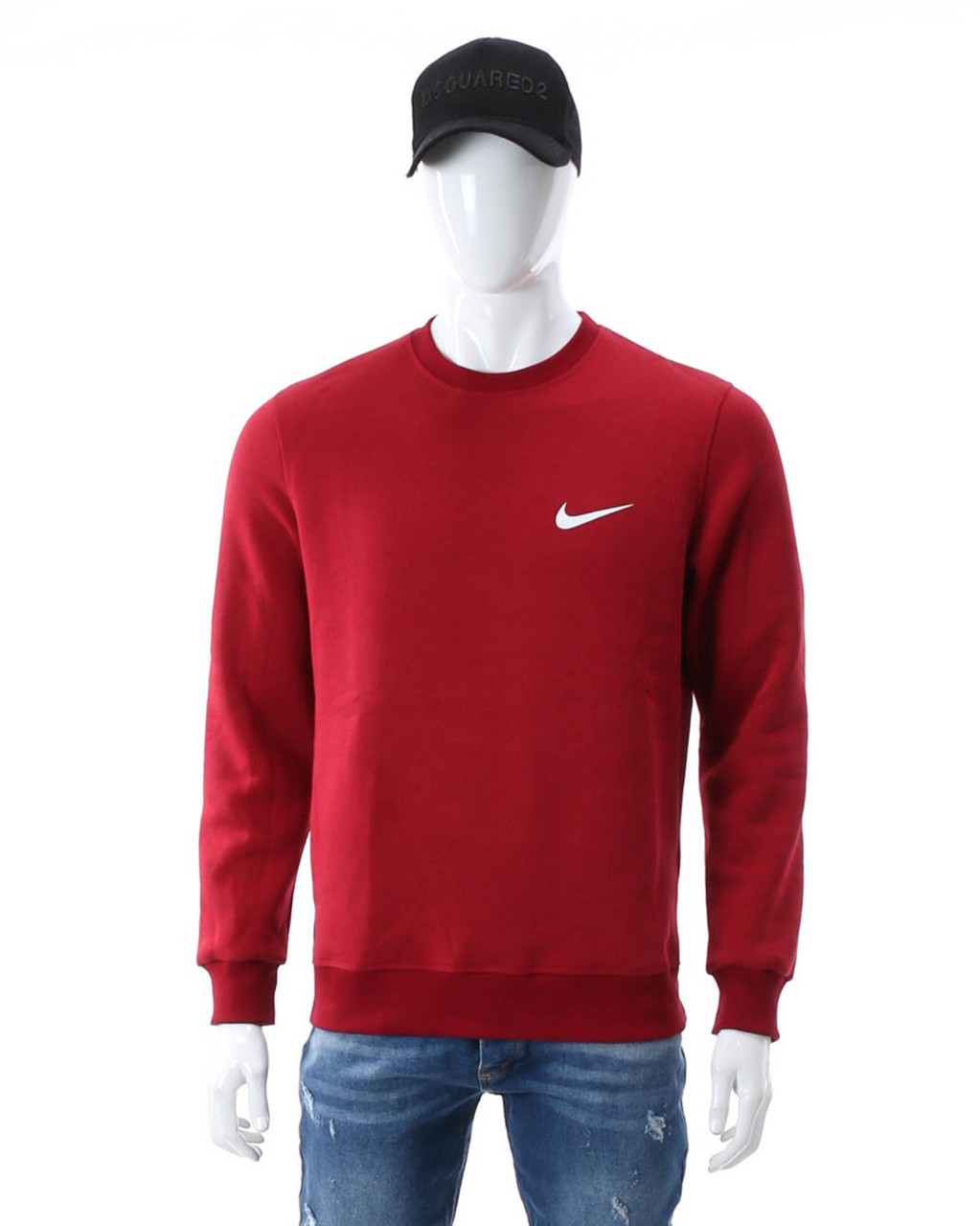 Світшот осінь-зима бордо NIKE з лого BOR L (Р) 15-406-003