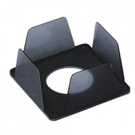 Бокс для паперів 90х90х45мм BOKSKIP димчастий КИП (1/12), фото 1