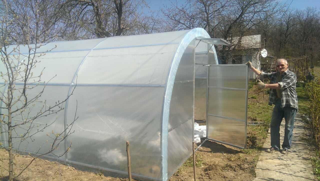 Теплица "Комбинированная "4*10" из профильной трубы 30*30: продажа ...