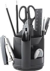 Набір настільний 13 предметів BM.6300-01 JOBMAX (поворотний) чорний (24)