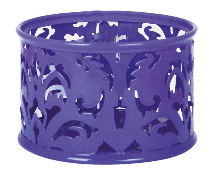 Підставка для скріпок BM.6222-07 “Barocco” 85х53мм металева фіолетова (12), фото 1