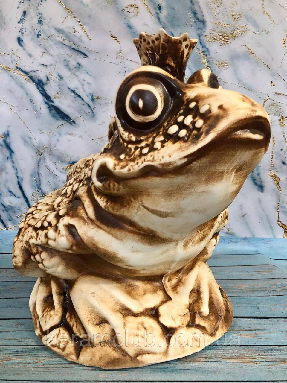 Садова-паркова фігура "Царовина-жаба" h 40 см