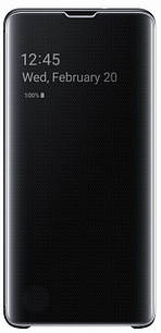 Оригінальний Чохол Clear View Cover Black для Samsung Galaxy S10 SM-G973 без заводської упаковки
