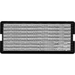 Набір знаків 3мм TRODAT 6003 Lat Blister