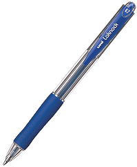 Ручка кулькова автоматична uni LAKNOCK SN-100 fine 0.7мм синій