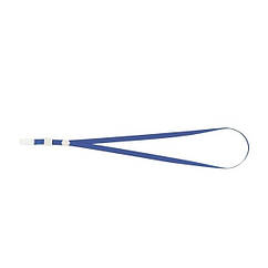 Шнурок для бейджа BM.5426-02 з кліпом синій (1/50/2000)