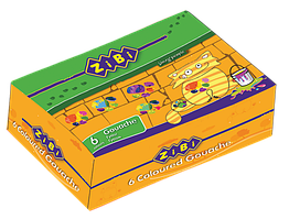 Гуаш 6кольорів 20мл ZB.6603 (1/12/72) ZiBi