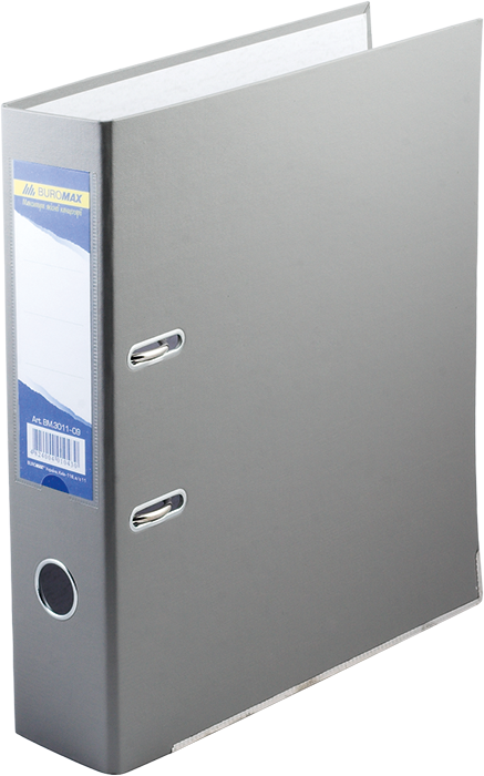 Реєстратор А4 7см BM.3011-09 LUX JOBMAX сірий односторонній (1/24/384), фото 1