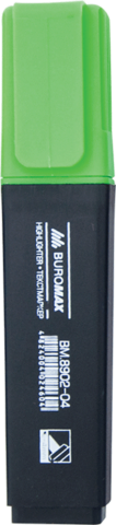 Маркер текстовий BM.8902-04 JOBMAX зелений (12/144)
