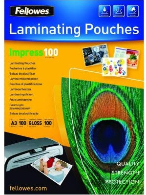 Плівка д/ламінув A3 Fellowes 53512 100мкм(303x426) глянц (100), фото 1