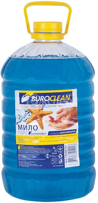 Мило рідке BuroClean EuroStandart 10600101 5л МОРСЬКИЙ (1/2)