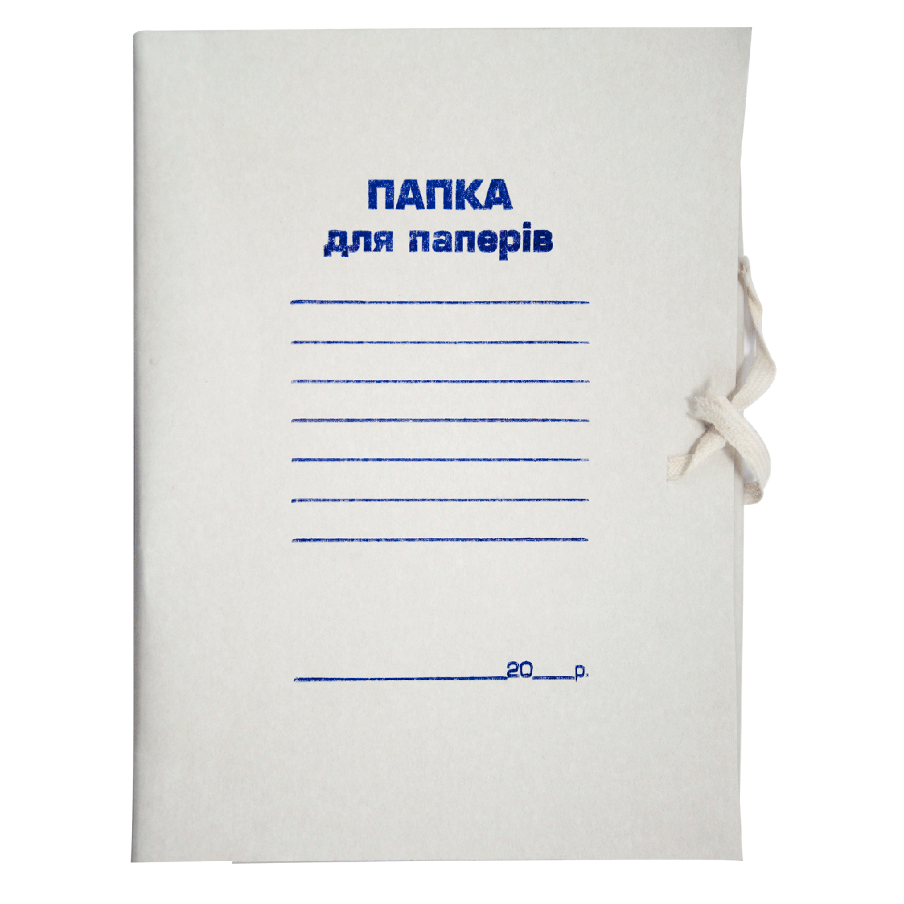 Папка на зав'язку BM.3359 JOBMAX (картон 0,3мм, клеєний клапан) (50), фото 1