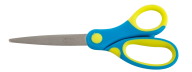 Ножиці дитячі 152мм ZB.5015-02 з гнучким гумовим кільцем і гумовими вставками, синій (1/12/288)
