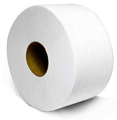 Папір туалетний BUROCLEAN целюлоз білий по 4 рул на гільзі 2-х шар 10100011 (1/24/288)