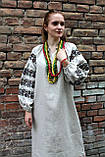 Українська вишита сукня вільного фасону "Борщівська", фото 2