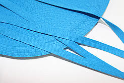 Тесьма Стрічка кіперна 10мм бірюзовий бобіна 50м