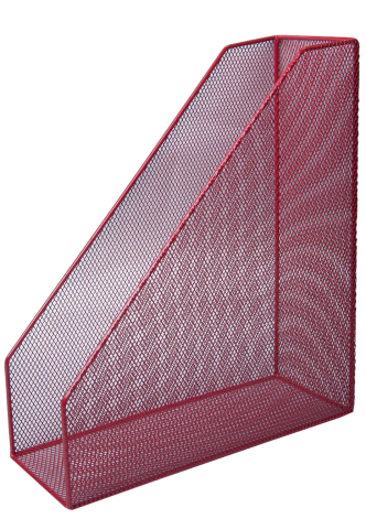 Лоток вертикальний BM.6260-05 металевий червоний 80х230х300мм (12), фото 1