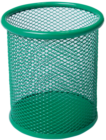 Підставка для ручок BM.6202-04 металева кругла зелена d80х80х97мм (24), фото 1