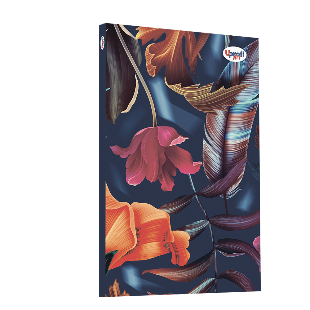 Блокнот ТМ Profiplan Abstract flower B6 red 900619, фото 1