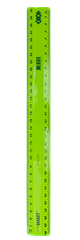 Лінійка пластикова 30см ZB.5612-99 тонована асорті (1/50/500)