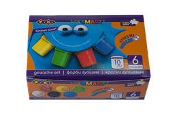 Гуаш 6кольорів 10мл ZB.6650 SMART(1/24/96) ZiBi