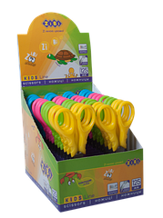 Ножиці дитячі 125мм ZB.5022 FANTASY в картонному дисплеї, кольори асорті (1/24)