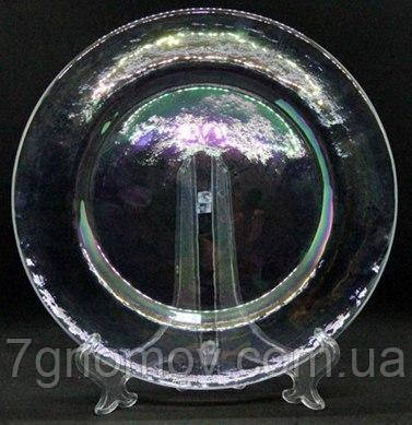 Набір 6 скляних обідніх тарілок Безкінечність 27 см арт. 16112-16