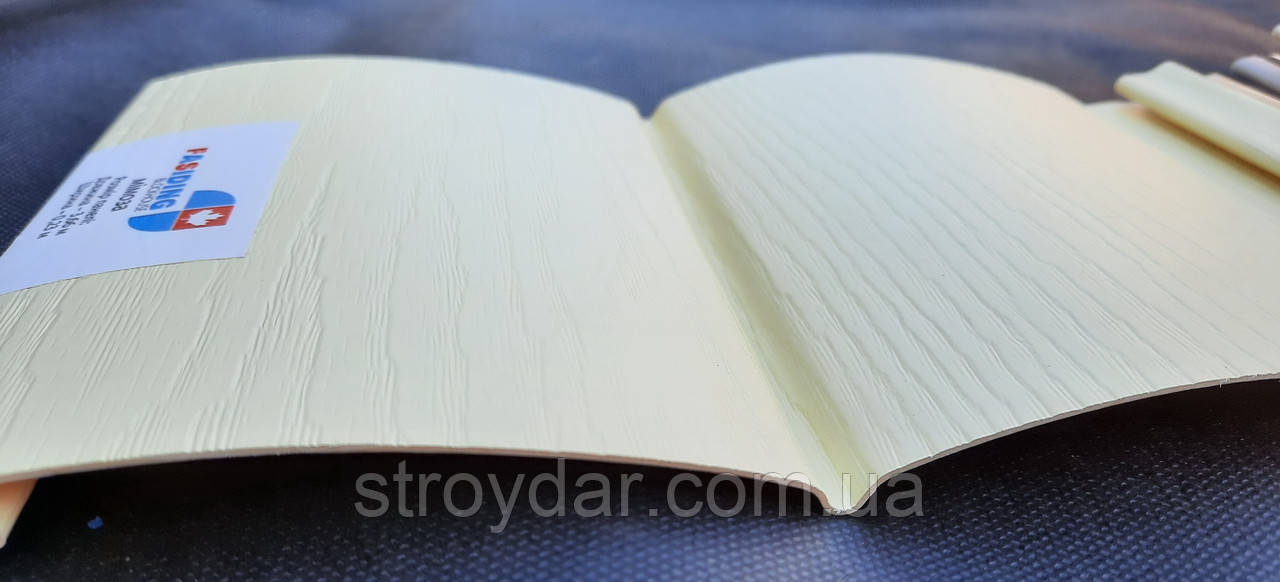 Сайдінг Fasiding колір Мімоза блокхаус, фото 1