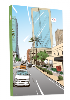 Блокнот ТМ Profiplan Streets note A5 green, фото 1