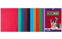 Набір кольорового паперу BM.2721920-99 А4 10 кольорів, 20 арк 80г/м2 DARK+INTENSIV (150)