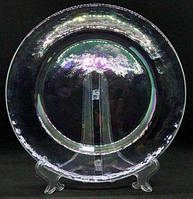 Набор 6 стеклянных обеденных тарелок Бесконечность 27 см арт. 16112-16