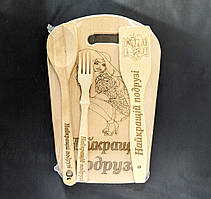 Набір сувенірний з випалюванням "Найкращій подрузі" 31х20см