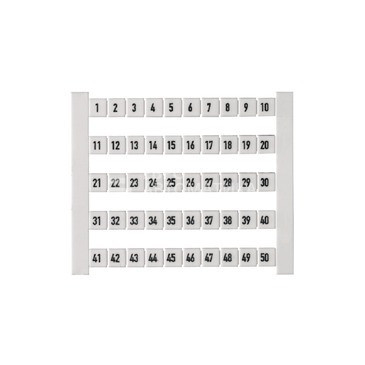 Weidmuller Маркировка для клемм DEK 5 FSZ 1-10 0460660001