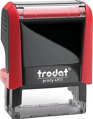 Оснастка для штампа пластикова 38х14мм TRODAT 4911 Р4 копія червона